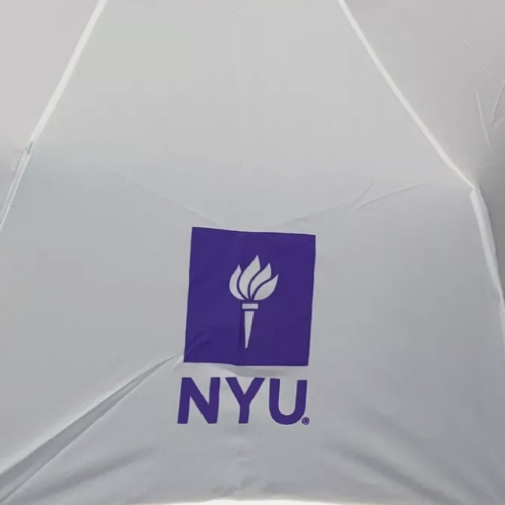 NEW NYU Weatherman Travel Umbrella NYU New York University Bobcat Collegiate - Picture 3 of 11